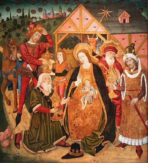 Master of the Prelate Mur The Adoration of the Magi oil painting image